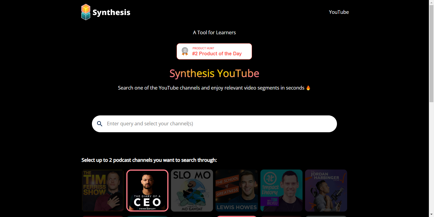 Synthesis Youtube