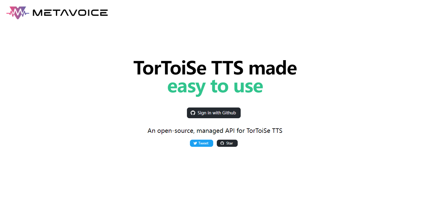 Tortoise TTS as an API