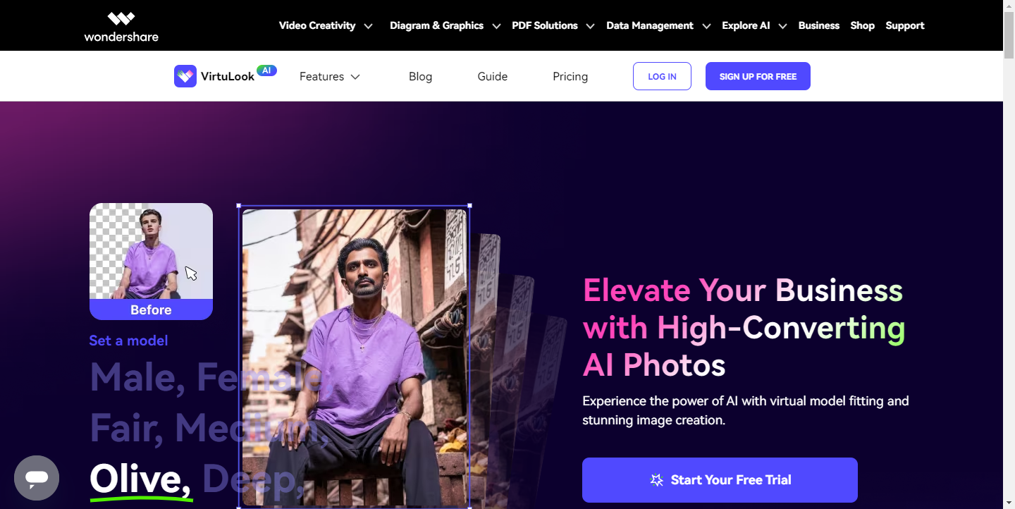 Wondershare VirtuLook
