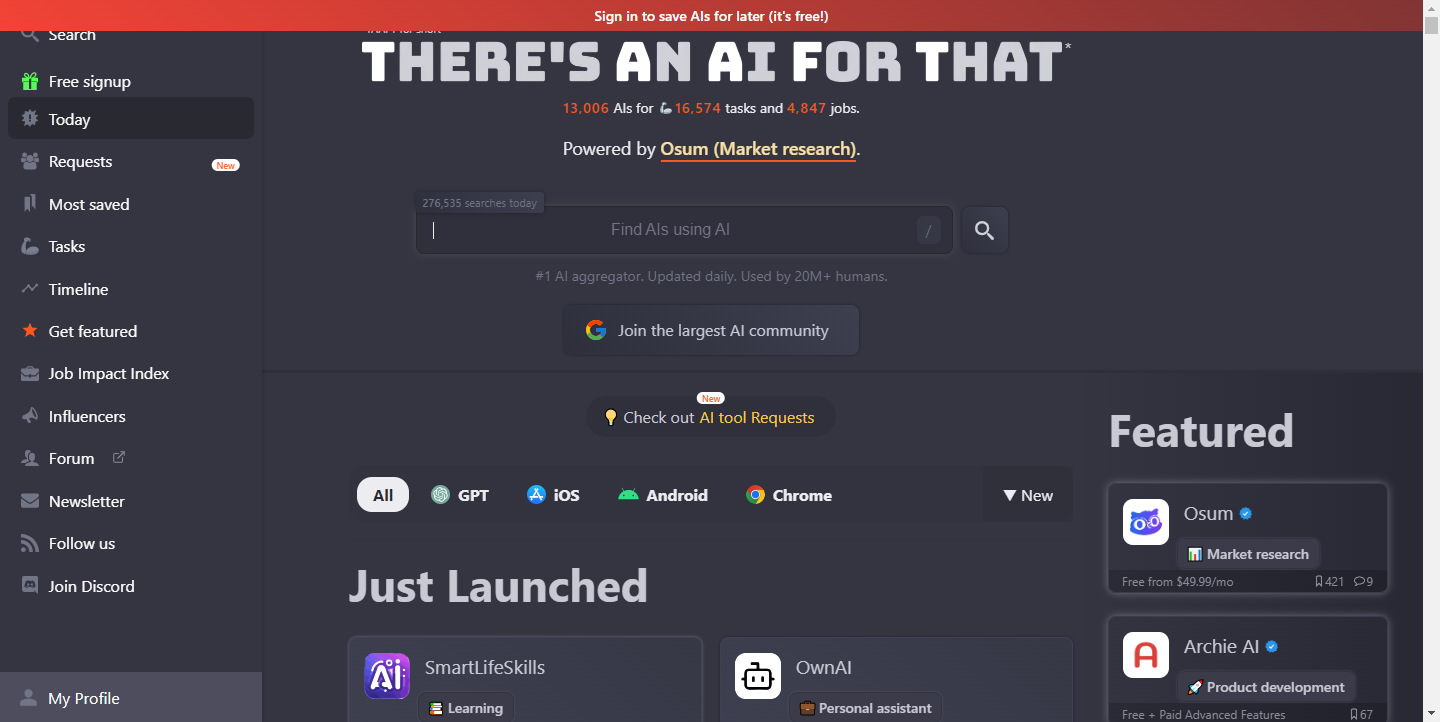 There’s An AI For That