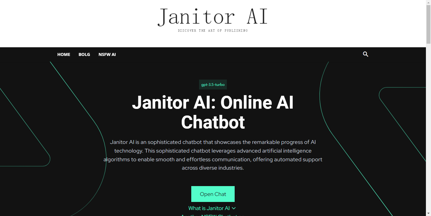 Janitor AI 角色扮演聊天