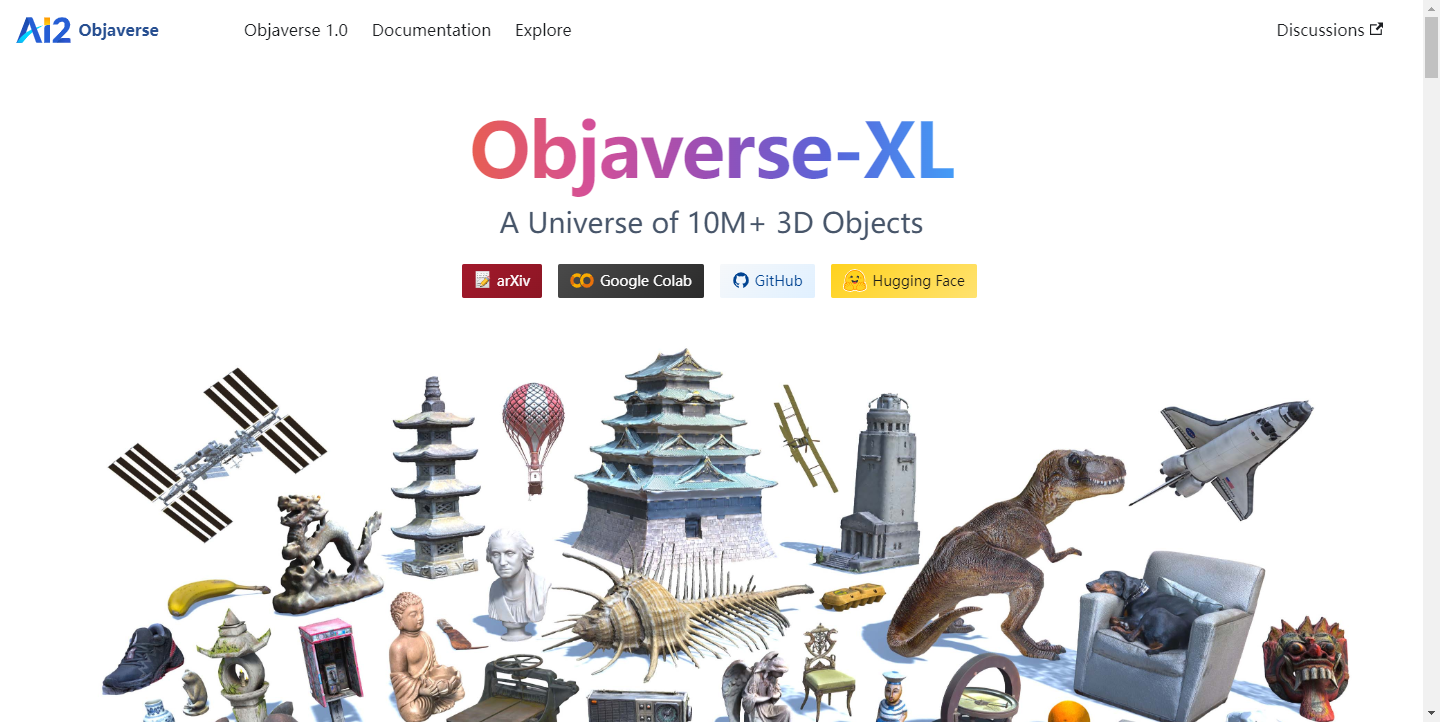 Objaverse-3D物体数据集
