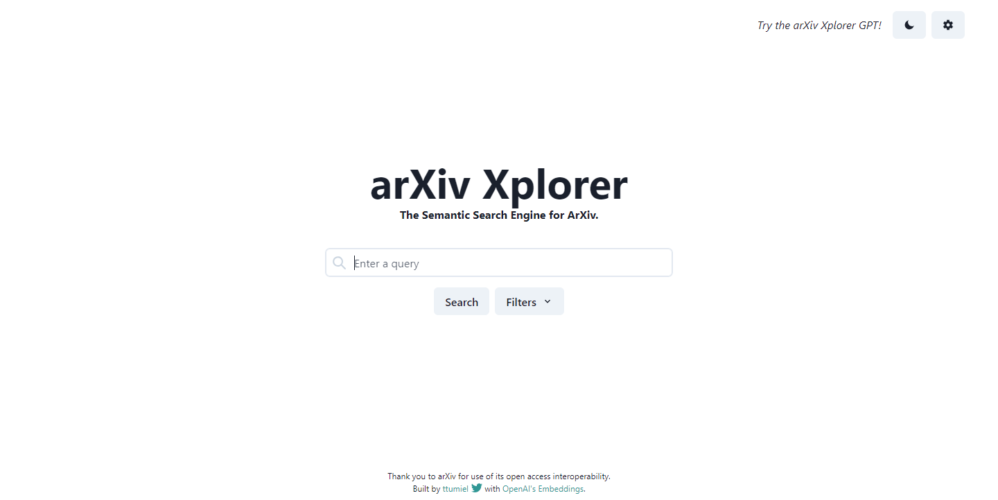 arXiv Xplorer
