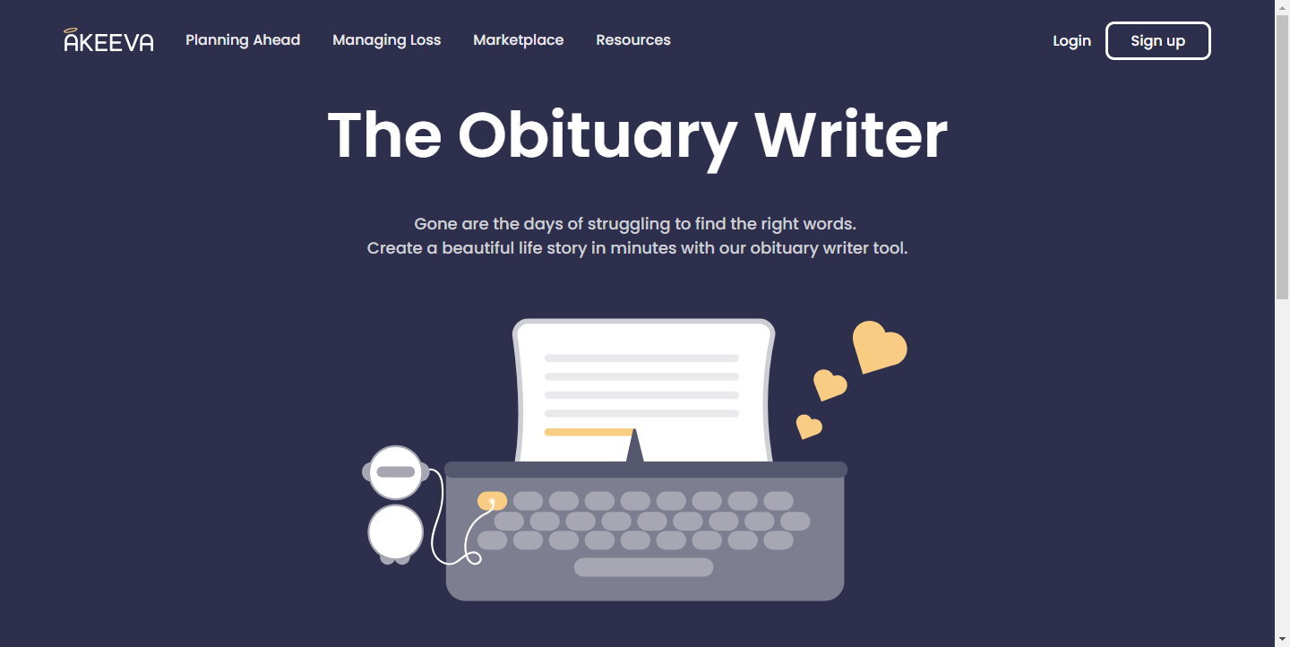 The Obituary Writer