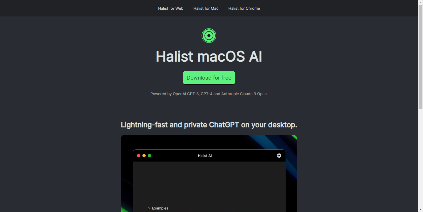 Halist macOS AI