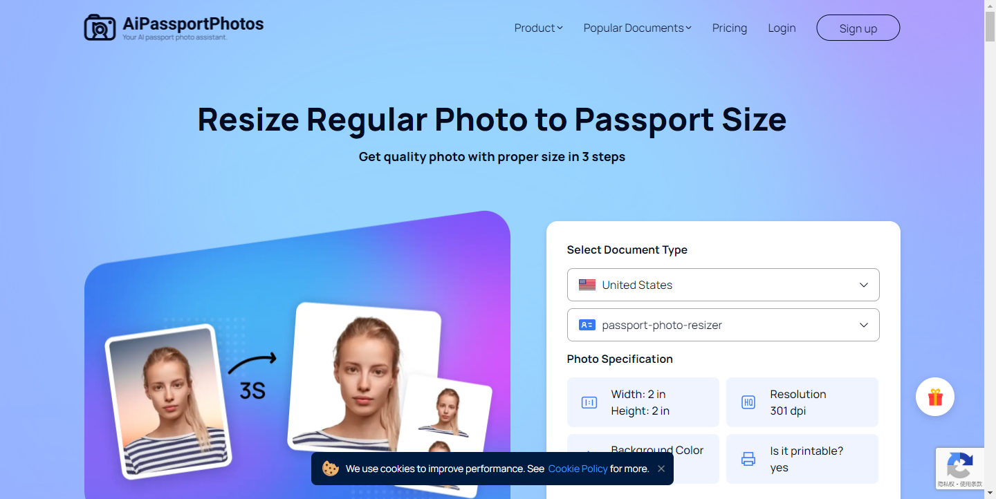 Passport Photo Resizer
