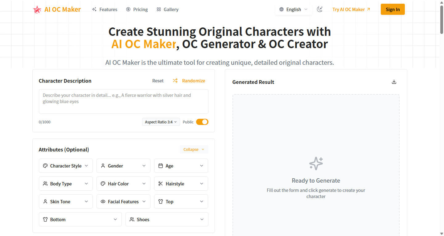 AI OC Maker